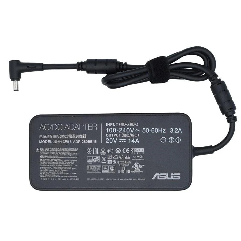 Блок питания Asus 20V 14A 280W (6.0x3.7) - изображение 2