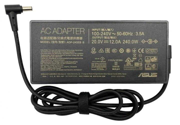 Блок питания Asus 20V 12A 240W (6.0x3.7) - изображение 2