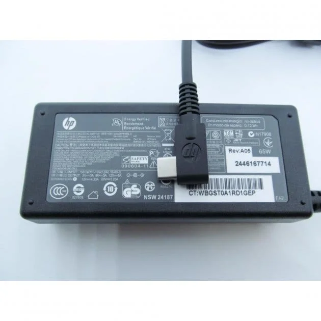 Блок питания HP 20V 3.25A 65W (Type-C) - изображение 2